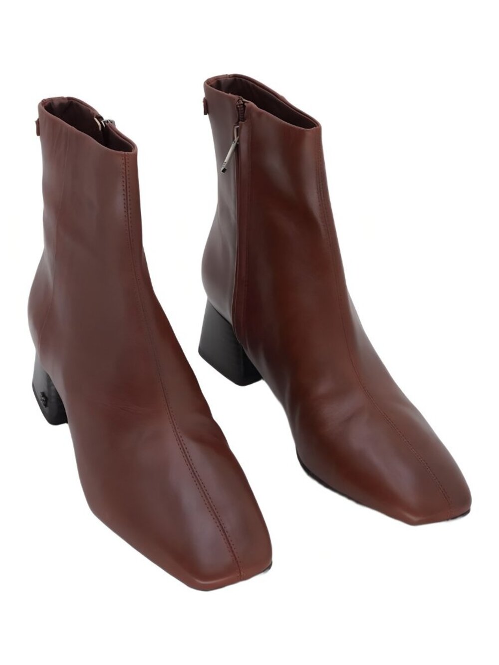 Sam Edelman Paige Dress Booties 1.75in Block Heel Copper Brown US 9M EU 40